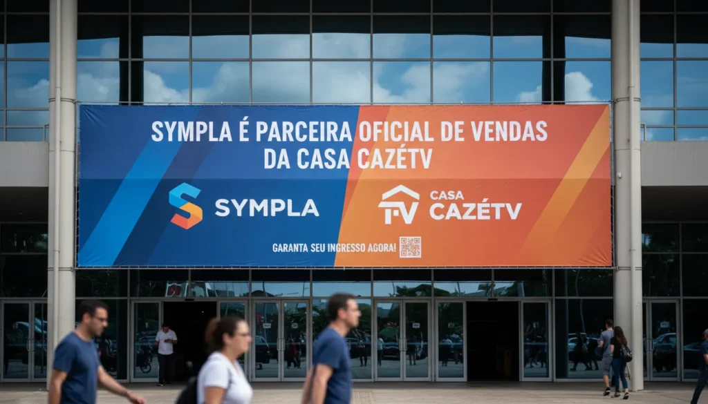 Parceria entre Sympla e Casa CazéTV durante a Copa do Mundo