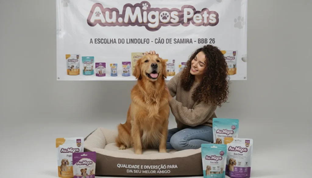 Cão de Participante do BBB 26 Protagoniza Campanha de Produtos para Pets