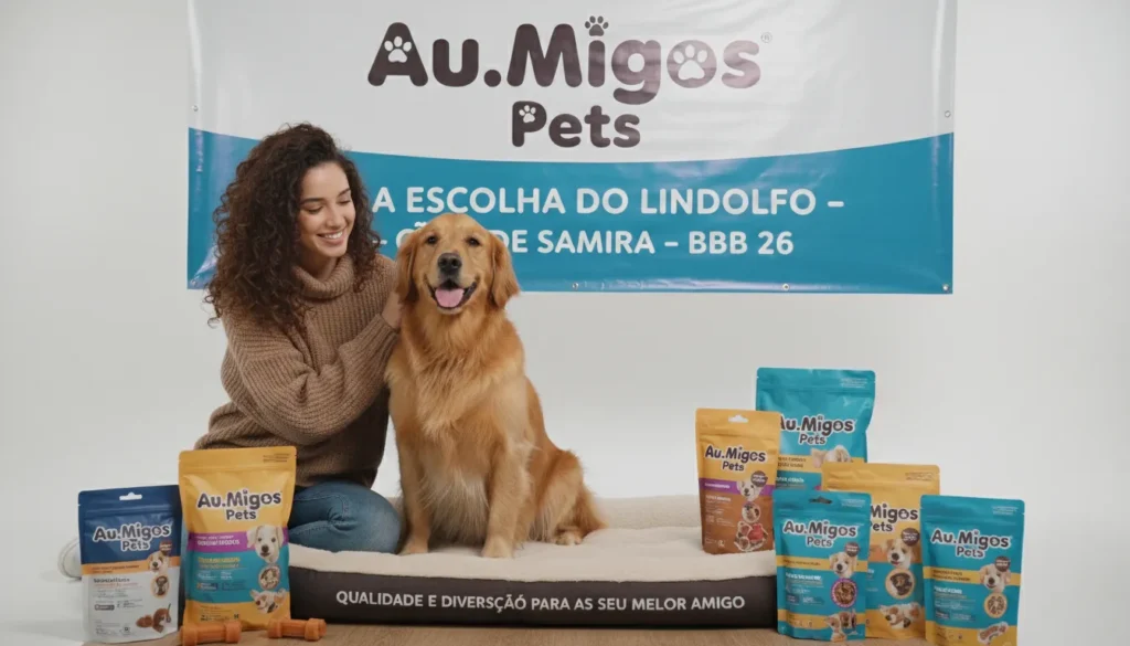 Au.Migos Pets lança campanha com Lindolfo, pet de Samira do BBB 26